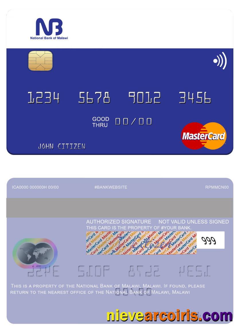Malawi National Bank of Malawi mastercard
